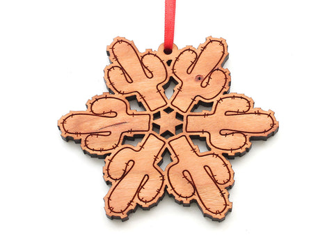 Saguaro Snowflake Ornament