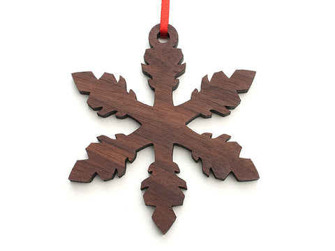 Simple Snowflake C Ornament - Nestled Pines