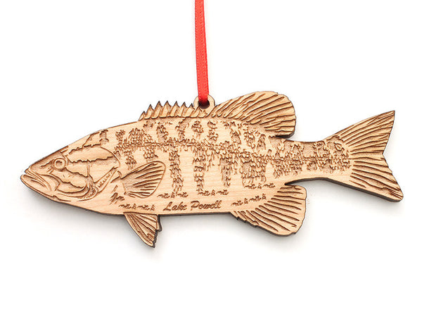 Lake Powell Smallmouth Bass Ornament - Nestled Pines