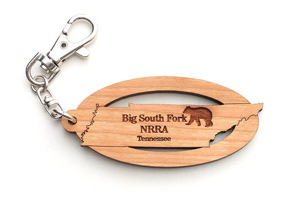 Big South Fork Tennessee Key Chain - Nestled Pines