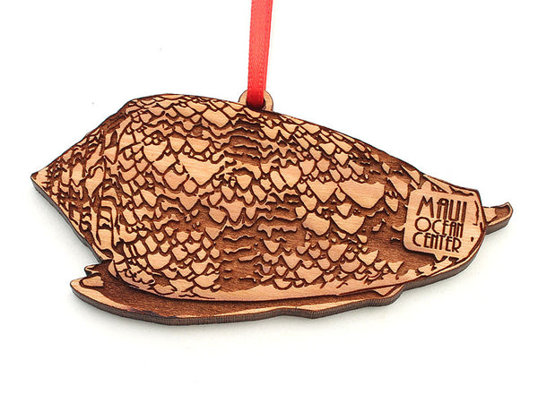 Maui Ocean Center Textile Cone Snail Ornament