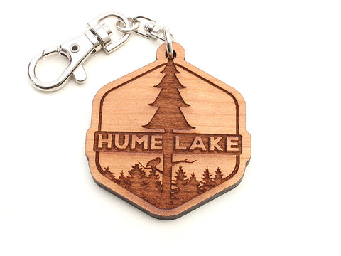 Hume Droplet Tree Logo Key Chain