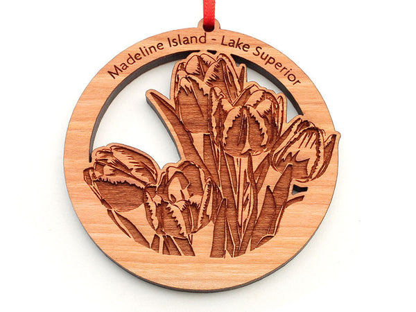 Madeline Island Tulip Flower Ornament