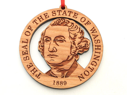 Olympia Washington Governor's Washington State Seal Custom Ornament
