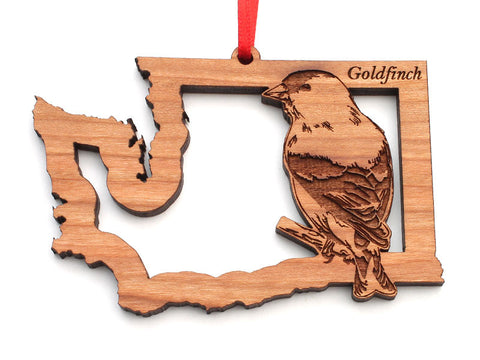 Washington State Bird Ornament - Goldfinch