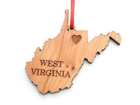 West Virginia State Ornament - Nestled Pines