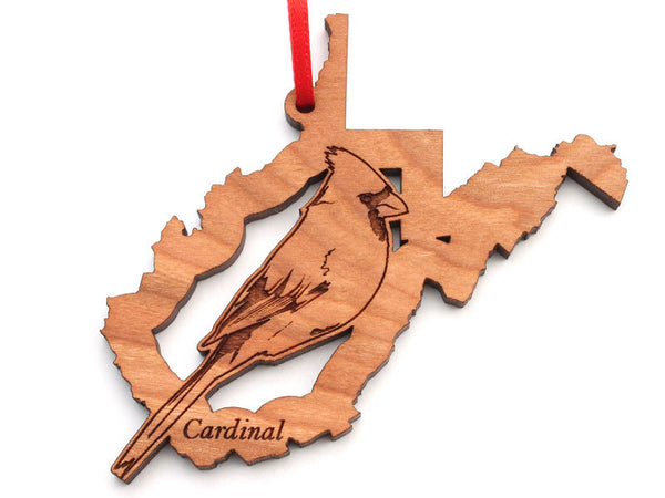 West Virginia State Bird Ornament - Cardinal