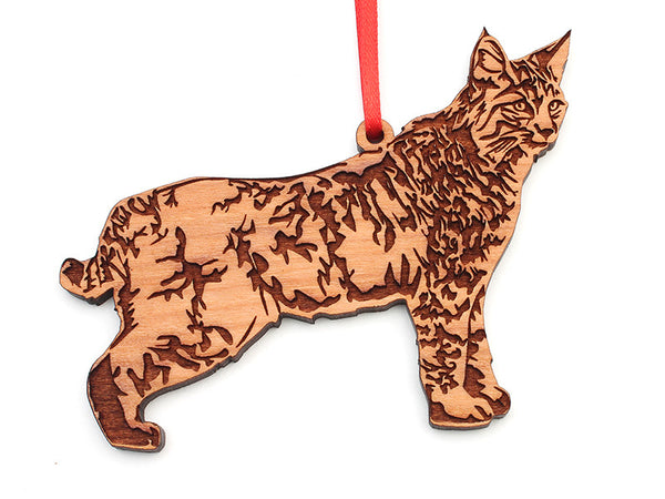 Tiger Creek Bobcat Ornament - Nestled Pines